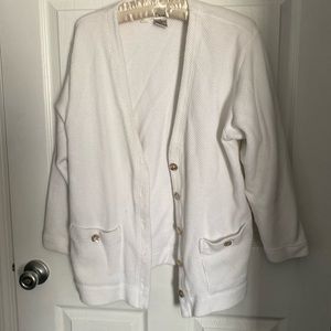 Cotton quilted sweater